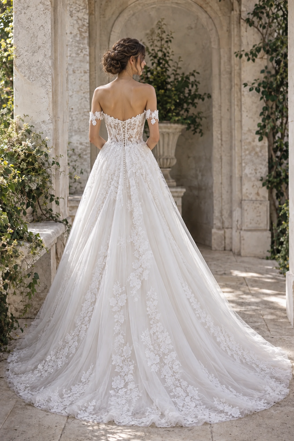 Élan dress, back view